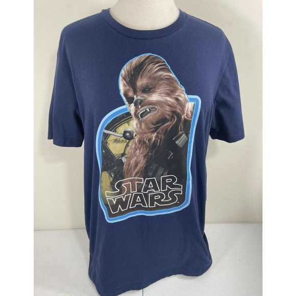 Star Wars Chewbacca Wookie Roar Growl T-shirt XL Disney Millennium Falcon - Picture 1 of 5